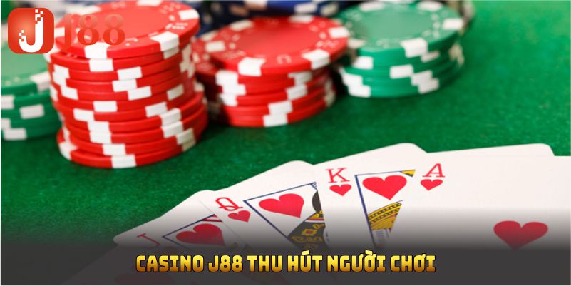 Casino J88 thu hút người chơi yêu thích game đổi thưởng